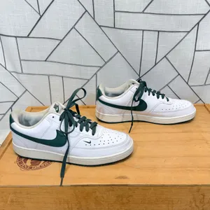 Nike Court Vision Low 10 White Gorge‎ Green Next Nature Sneaker FV9952-101 thumbnail 2
