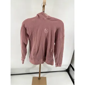Zara New York 5th Ave Ribbed Hoodie Size M Pink thumbnail 7