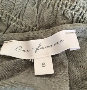 Ces Femme Boutique Olive Crop top maxi set thumbnail 6