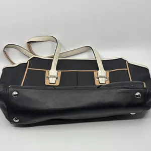 Coach Black and Tan Tote Bag thumbnail 2