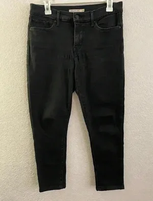 Levis 311 Shaping Skinny Black Wash Jeans Sz 29 thumbnail 2