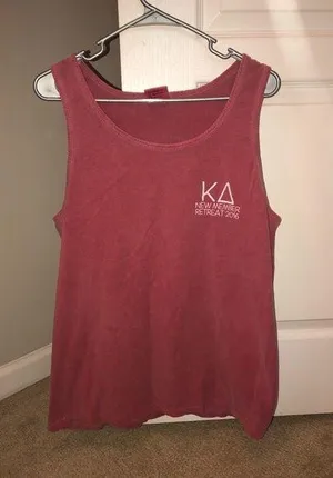 Kappa delta comfort colors tank thumbnail 1