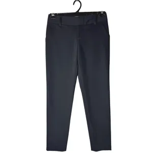 Alice + Olivia Pants Women 2 Black Cropped Stacey Slim Trousers‎ Preppy Career thumbnail 2