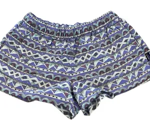 Patagonia Baggies Shorts Womens XS Purple Geometric Tribal‎ Print Nylon Hiking thumbnail 1