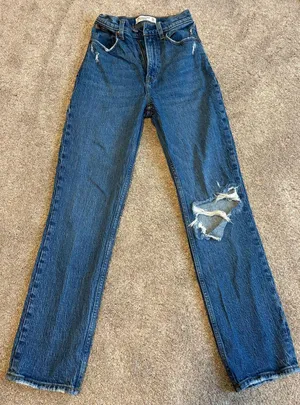 Abercrombie High-Rise Jeans 90s Straight thumbnail 1