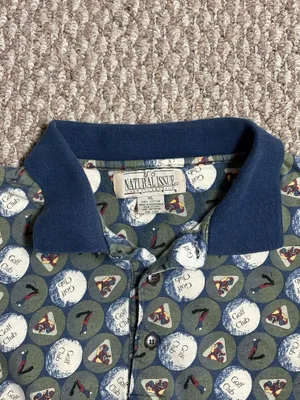 Natural Issue Y2K Style Vintage Golf Polo thumbnail 3