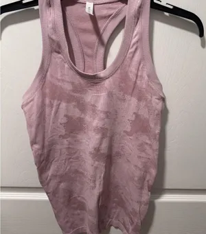 Athleta Pink Racerback Tank Top thumbnail 1