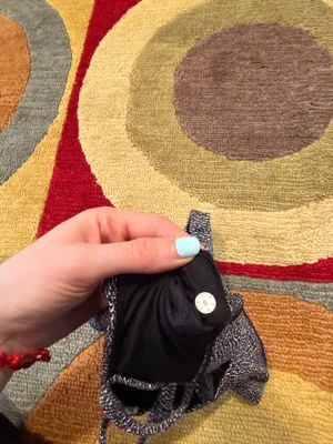 Lululemon Athletica Energy Sports Bra Black White Zen Pattern Women’s Size 6 thumbnail 4