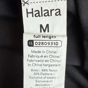 HALARA Black High-Waist Athletic Leggings with Side Pockets thumbnail 10