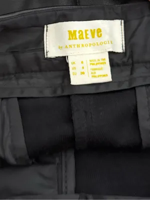 Anthropologie Maeve‎ Faux Leather Ankle-Zip Pants thumbnail 5