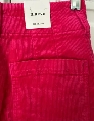Anthropologie Maeve The Colette Corduroy Crop Wide-Leg Pants, Size 24 thumbnail 11