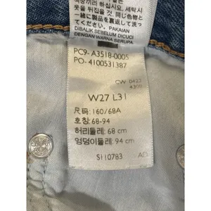 Levi's SilverTab 94 Baggy Jeans Womens 27 Light Wash Distressed Ripped Denim 90s thumbnail 9