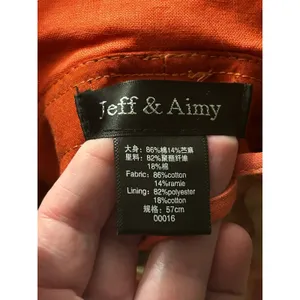 Jeff & Aimy wide brim sun bucket hat with detachable face shield thumbnail 5