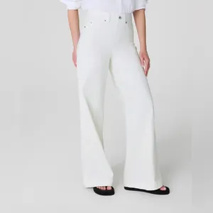 Spanx NEW SPANXshape EveryWear Wide Leg Jeans in Chalk Shaping Office Career Size 3X thumbnail 3