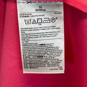 BANANA REPUBLIC‎ Dress Size 10 Pink Flounce Shift Dressy Cocktail Party Summer thumbnail 5