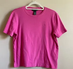 ‎Lauren Ralph Lauren pink shirt -large thumbnail 1
