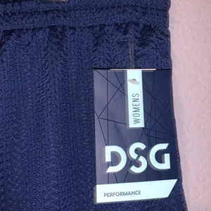 NWT DSG Mid Rise Shorts Blue Mesh Relaxed Fit thumbnail 4