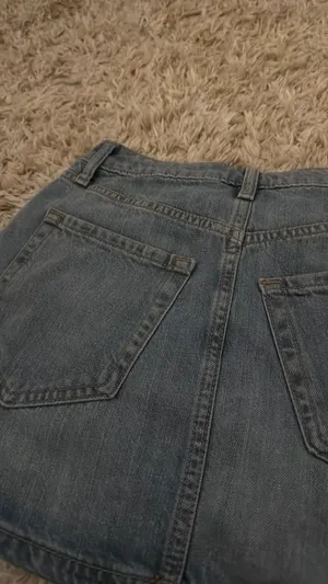 Wild Fable Jean Skirt Denim thumbnail 3