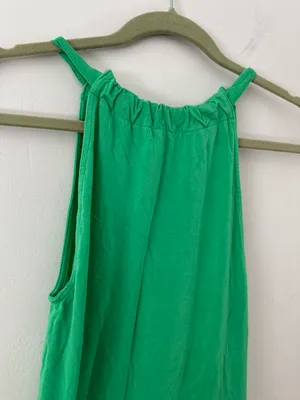 ASOS Green Summer Mini Dress Backless thumbnail 3