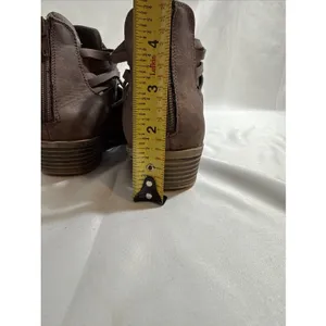 The North Face XJL Ankle Boots Brown Women’s US 7M Leather Zip Up 1.5” Heel thumbnail 10