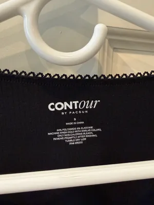 Off the shoulder top Black thumbnail 2