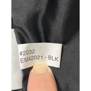 Nine West Womens‎ Black Belted Trench Coat Jacket EM42021-BLK Small thumbnail 7
