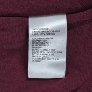 Bardot Maxi Dress Burgundy Sleeveless Button Front‎ Collared Viscose Size 2 thumbnail 4