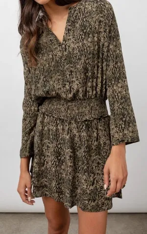 Rails Olive Long Sleeve Dress thumbnail 1
