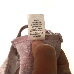 ‎Yogalicious lavender strappy racer back bra M thumbnail 7