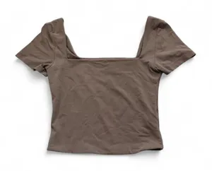 Aritzia Brown Square Neck Top 🐻 thumbnail 1