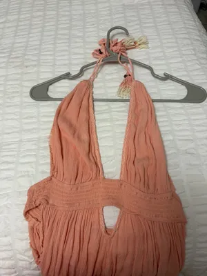 Free people halter maxi dress size XS thumbnail 2