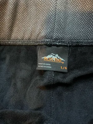 Insulated dark grey leggings Gray Size L thumbnail 3