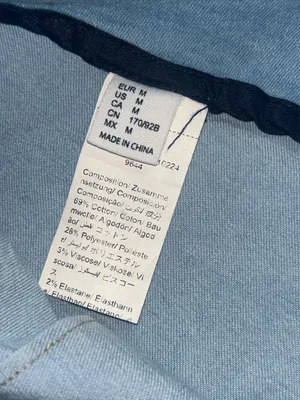 Light Blue Denim Mini Skirt thumbnail 3