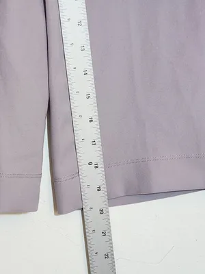 Lululemon Light Purple Wide Leg Cropped Pull On Pants Size 4 Flaw thumbnail 9