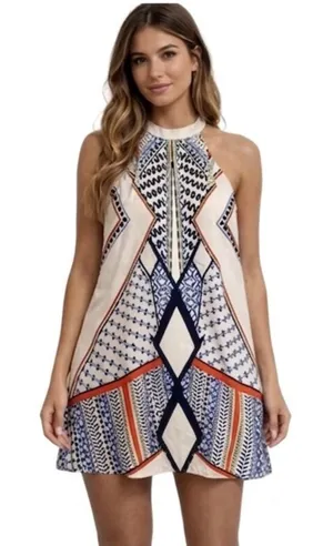 Venus Geometric Patterned Shift Dress thumbnail 1