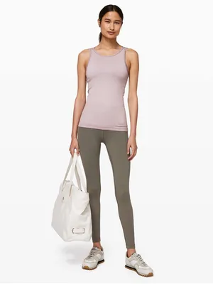 LULULEMON Seek Simplicity Tank in Powdered Mauve Sz. 4 thumbnail 5