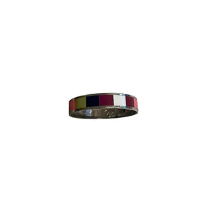 Coach Legacy stripe bangle bracelet thumbnail 3