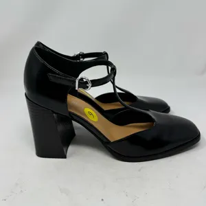 Nine West J Rett Mary Jane T Strap Block Heel Black Size 9 thumbnail 3