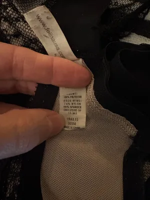 Felina Black Lace Bra 32DD thumbnail 5