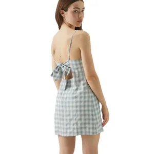 LA Hearts Gingham Shift Dress Size M thumbnail 9
