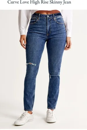 Curve Love High-Rise Skinny Jeans Abercrombie thumbnail 1