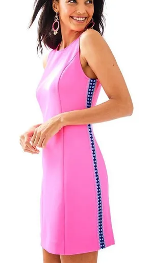 LILLY PULITZER Mila Shift Dress size Large - Scuba Fabric thumbnail 1