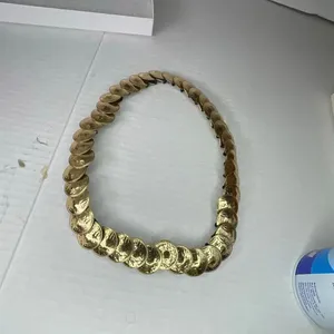 VTG coin belt stretch gold colored. thumbnail 2