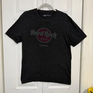 Hard Rock Cafe Burnout Ushuaia Dark Grey T-Shirt thumbnail 1