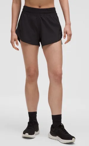 Lululemon Tracker Black Athletic Shorts Size 4 - C3-233 thumbnail 1