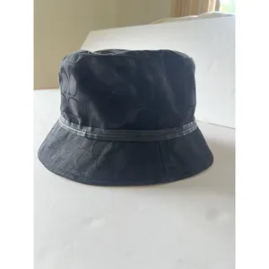 Coach Monogram Jacquard Bucket Hat Black Y2K Vintage size p/S thumbnail 7