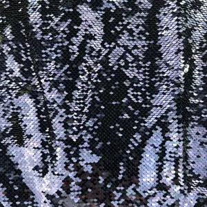 Honey Punch - Sequin Changing Mini Slip Dress in Blue & Silver thumbnail 3