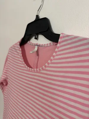 Lululemon Devotion Short Sleeve Tee
Classic Stripe White Pink Shell / Pink Shell thumbnail 7