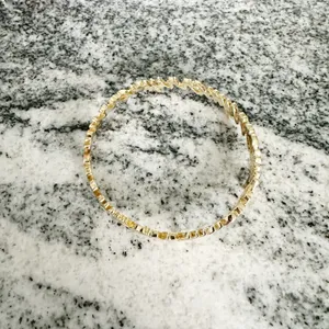 Gold Merry Bangle Bracelet thumbnail 2