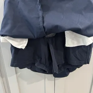 Lands‎ End Women’s Navy Blue Size 8 Short Uniform Skort Skirt Back Pleat Pockets thumbnail 5